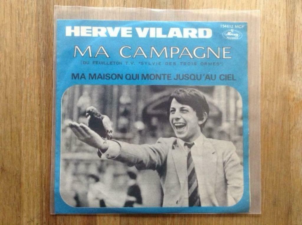single herve vilard, CD & DVD, Vinyles Singles, Single, Pop, 7 pouces, Enlèvement ou Envoi