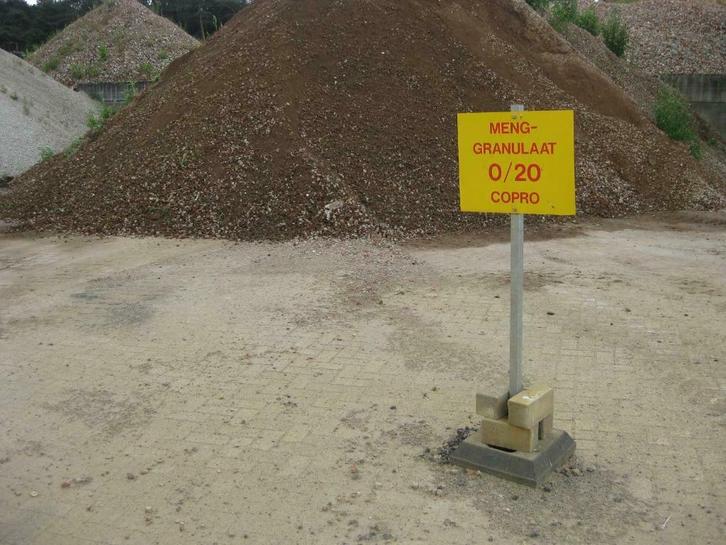 Menggranulaat - mengpuin 0/20, Tuin en Terras, Grind, Keien en Split, Nieuw, Overige typen, Rood, Overige materialen, Ophalen