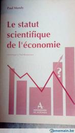 Le statut scientifique de l'économie - Paul Mandy, 1991, Livres, Politique & Société, Société, Utilisé, Paul Mandy, Enlèvement ou Envoi