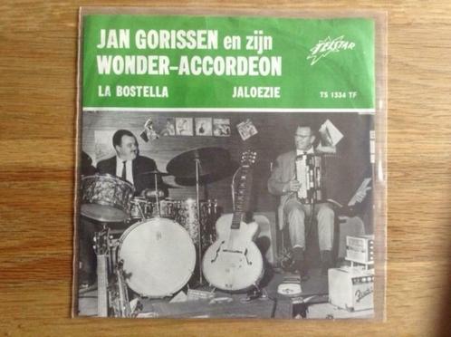 single jan gorissen en zijn wonder-accordeon, Cd's en Dvd's, Vinyl Singles, Single, Nederlandstalig, 7 inch, Ophalen of Verzenden