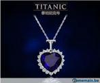 Rare Pendentif Coeur TITANIC Zircons et Crystal !, Bijoux, Sacs & Beauté, Enlèvement ou Envoi, Neuf