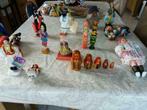 Lot poppetjes in typische klederdracht handgemaakt, Verzamelen, Ophalen of Verzenden
