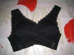 Zwarte comfortise push up bra  / cup D - XL / gezien op TV, Ophalen of Verzenden, Zwart, BH