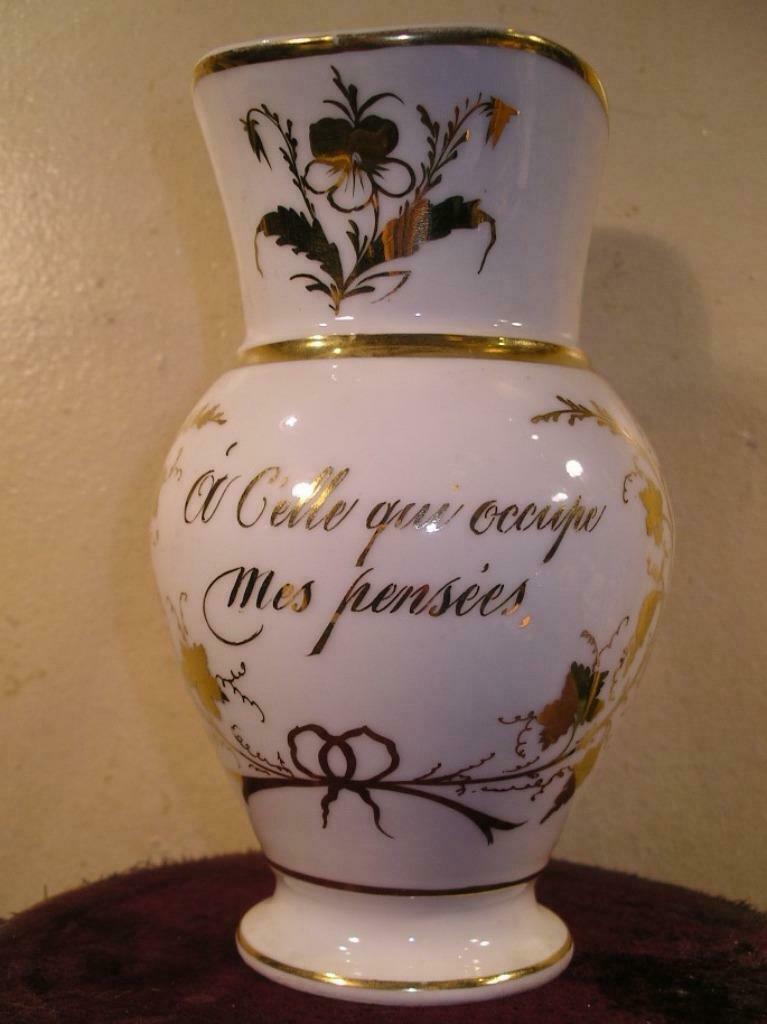 POT A LAIT"AIGUIERE"PORCELAINE VX BRUXELLES"PARLANTE", Antiquités & Art, Enlèvement ou Envoi