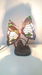 2 vlinders in tiffanyglas, Ophalen