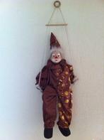 Clown op schommel bruin, Ophalen of Verzenden, Zo goed als nieuw