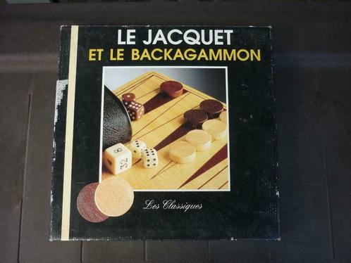 Jeu de société - Le Jacquet et le Backgammon, Hobby en Vrije tijd, Gezelschapsspellen | Bordspellen, Gebruikt, Een of twee spelers