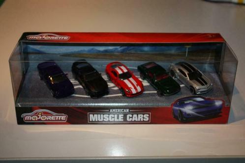 Majorette 5 - Pack Muscle Cars - Nieuwstaat -Variatie 1, Hobby & Loisirs créatifs, Voitures miniatures | Échelles Autre, Neuf