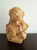 Modern houten sculptuur: Man met baard, Nieuw, Ophalen of Verzenden