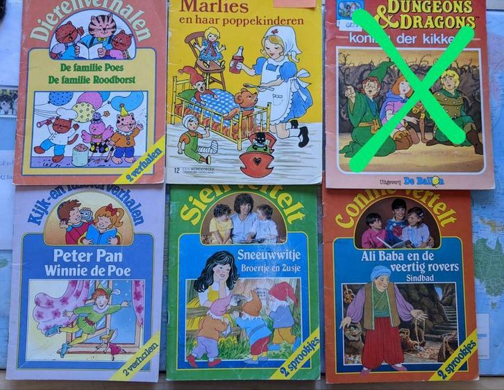 5 boeken met kijk en luisterverhalen,, Boeken, Sprookjes en Fabels, Gelezen, Ophalen of Verzenden