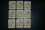 Sous-bocks - Championnat belge de football 1987 - lot de 9, Envoi, Comme neuf, Autres types