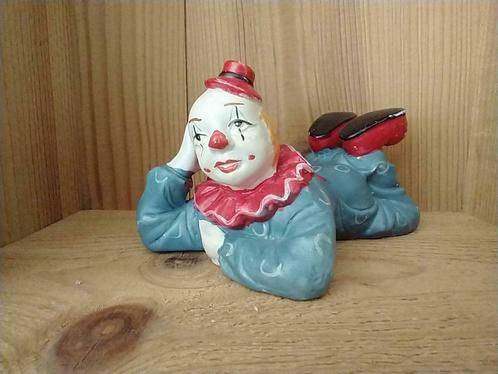Figurine clown en porcelaine, Collections, Statues & Figurines, Comme neuf, Humain, Enlèvement ou Envoi