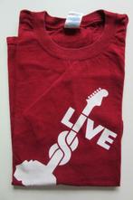 Live 8 Africa Guitar vintage XL t-shirt utilisation légère, Comme neuf, Rouge, Taille 56/58 (XL), Enlèvement ou Envoi