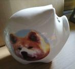 spaarpot akita inu, Ophalen of Verzenden, Nieuw, Steen, Aardewerk of Keramiek, Dier