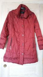 un jour ailleurs – manteau bordeaux – taille 2 (38/40), Taille 38/40 (M), Porté, Rouge