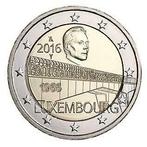 2 € Commemo. Lux 2016 - 50e anniv. de inhuldiging van de bru, 2 euro, Setje, Luxemburg, Ophalen of Verzenden