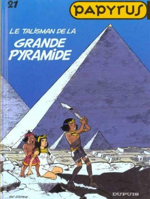 Papyrus,Le talisman de la grande pyramide,Première édition, Boeken, Stripverhalen, Gelezen, Eén stripboek, Ophalen of Verzenden