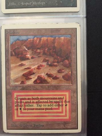 Magic the Gathering Plateau - Unlimited Edition beschikbaar voor biedingen