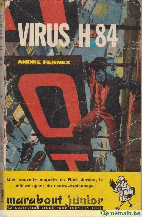 virus h 84 Nick Jordan marabout junior n 164 Fernez Andre, Boeken, Fantasy, Gelezen, Ophalen of Verzenden