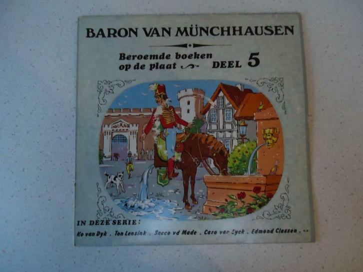 Sprookjes LP "Baron Van Munchhausen"  anno 1979., Cd's en Dvd's, Vinyl | Kinderen en Jeugd, Gebruikt, Verhaal of Sprookje, Ophalen of Verzenden