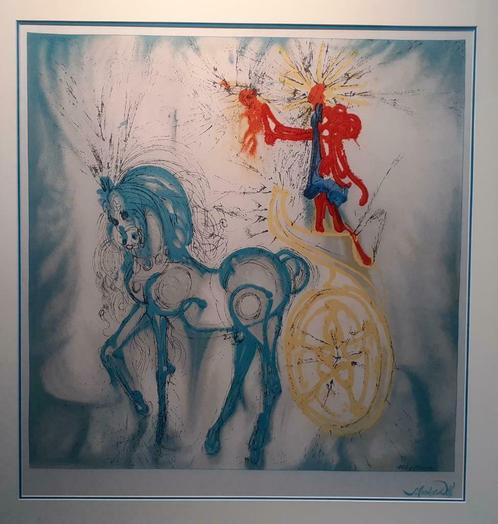 "Cheval de triomphe" - Salvador Dali, Antiquités & Art, Art | Lithographies & Sérigraphies, Enlèvement ou Envoi