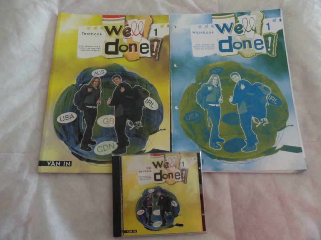 Livre scolaire anglais Well Done 1, Livres, Enlèvement ou Envoi, Utilisé, Enseignement secondaire inférieur, Anglais