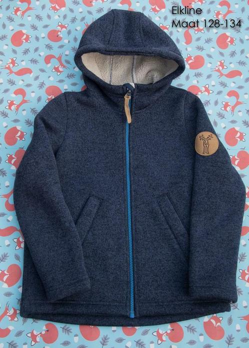 Hoodie Elkline blauw met pels – Maat 128, Enfants & Bébés, Vêtements enfant | Taille 128, Utilisé, Garçon, Pull ou Veste, Enlèvement ou Envoi