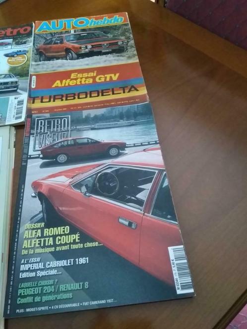 12 magazines revues auto ancienne alfa Romeo Alfetta GTV 116, Livres, Autos | Brochures & Magazines, Comme neuf, Alfa Romeo, Enlèvement ou Envoi