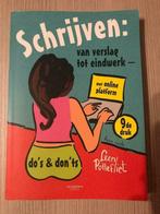 Schrijven: van Verslag tot Eindwerk, Boeken, Studieboeken en Cursussen, Nieuw, Leen Pollefliet, Hoger Onderwijs, Ophalen