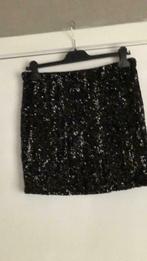 Zwart pailletten rok maat 42, Kleding | Dames, Rokken, Ophalen of Verzenden, Zo goed als nieuw, Maat 42/44 (L), Zwart