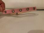 Petit collier rose pour petit chien:, Dieren en Toebehoren, Honden-accessoires, Ophalen of Verzenden, Zo goed als nieuw