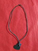 Collier corde avec pendentif, Bijoux, Sacs & Beauté, Colliers, Comme neuf, Bleu, Autres matériaux, Avec pendentif