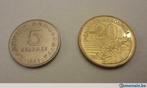 20 en 5 drachmen Griekenland 1990 in zeer goede staat, Ophalen of Verzenden, Griekenland