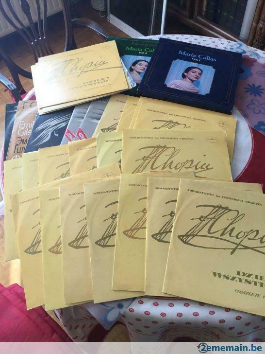 35 disques 33 T classiques : en lot 50 €...+130 pcs gratis, CD & DVD, Vinyles | Classique, Enlèvement