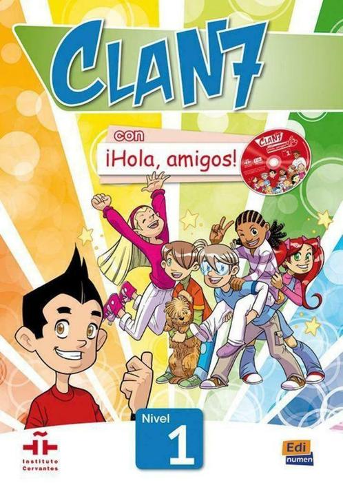 Clan 7 Hola, amigos Nivel 1 Spaans studentenboek voor beginn, Boeken, Studieboeken en Cursussen, Gelezen, Ophalen