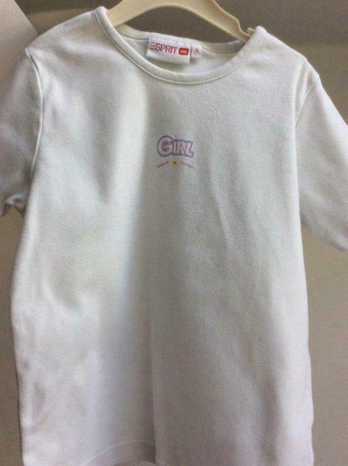 Witte T-shirt van Esprit. Maat 158, Kinderen en Baby's, Kinderkleding | Maat 158, Zo goed als nieuw, Meisje, Shirt of Longsleeve