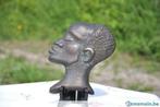 *tête africaine d'homme en bronze du katanga, Antiquités & Art, Antiquités | Bronze & Cuivre, Enlèvement ou Envoi