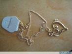 Ketting / hanger / medaillon / muzikaal hart / solsleutel, Ophalen of Verzenden, Nieuw, Goud