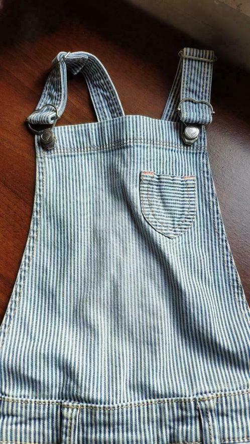 Salopet salopette jurkje blauwe streepjes S. Oliver S.Oliver, Kinderen en Baby's, Kinderkleding | Maat 134, Zo goed als nieuw