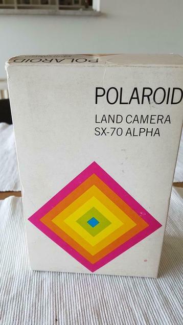 Polaroid land camera SX -70 alpha, Audio, Tv en Foto, Ophalen of Verzenden, Zo goed als nieuw, Polaroid, Polaroid