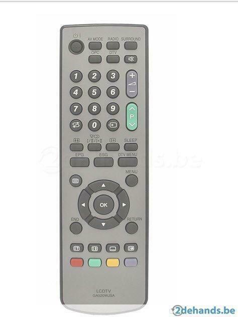 Afstandsbediening Sharp ga531wjsa, TV, Hi-fi & Vidéo, Télécommandes, Utilisé, Enlèvement ou Envoi