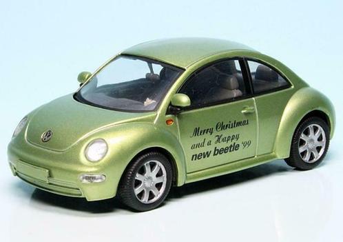 1:43 Schuco Volkswagen VW New Beetle 'Merry Christmas', Verzamelen, Automerken, Motoren en Formule 1, Zo goed als nieuw, Auto's