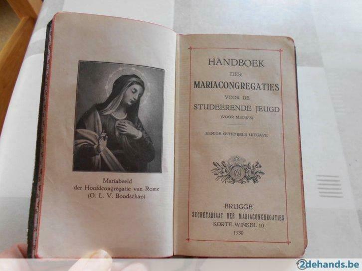 Handboek der mariacongregaties, 1930, Boeken, Godsdienst en Theologie, Gelezen, Christendom | Katholiek, Ophalen of Verzenden