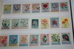 lot van 105 postzegels thema bloemen , planten , vruchten, Ophalen of Verzenden, Dier of Natuur, Gestempeld