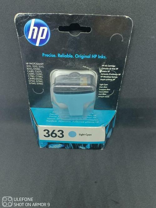 Nieuwe HP 363 lichtcyaan (blauw) cartridge, Computers en Software, Printerbenodigdheden, Nieuw, Cartridge, Ophalen of Verzenden