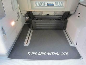 Tapis coffre VW T5 T6 CALIFORNIA 2 RAILS - www.vansway.fr