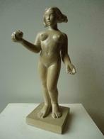ADOLPHE DAENEN °1921-2012 Eva Pomona nue debout avec pomme, Antiquités & Art, Enlèvement