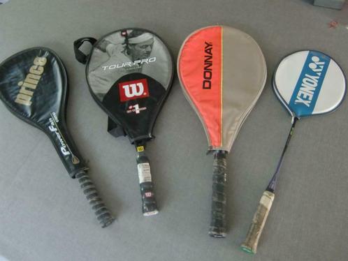 TENNISRAKKETTEN BADMINTONRACKET, Sport en Fitness, Tennis, Gebruikt, Racket, Prince, Ophalen of Verzenden