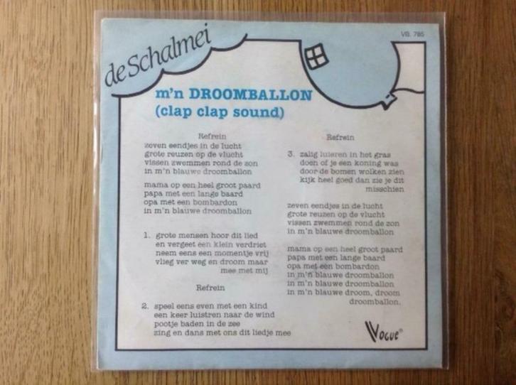 single de schalmei, Cd's en Dvd's, Vinyl Singles, Single, Nederlandstalig, 7 inch, Ophalen of Verzenden