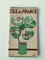Boekje L'Ile de France 1937 Paris Frankrijk Parijs, Utilisé, Enlèvement ou Envoi, Guide ou Livre de voyage, Europe